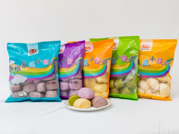 Multi-grain fruit and vegetable steamed buns